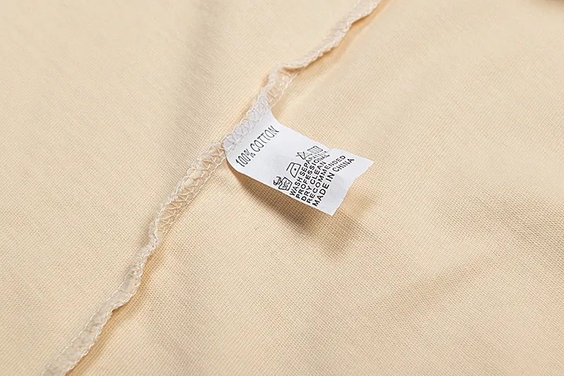 GALLERY. DEPT new short-sleeved T-shirt Style number: D2283 P110 Color: Apricot Black Size: S M L XL